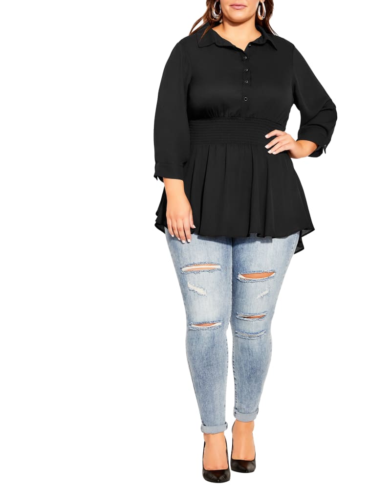 Plus size model wearing  by City Chic | Dia&Co | dia_product_style_image_id:185406